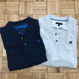 (2) Banana Republic Polos